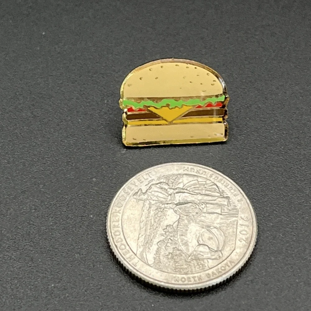 McDonald's‎ Hamburger Limited Edition Employee Lapel Hat Pin